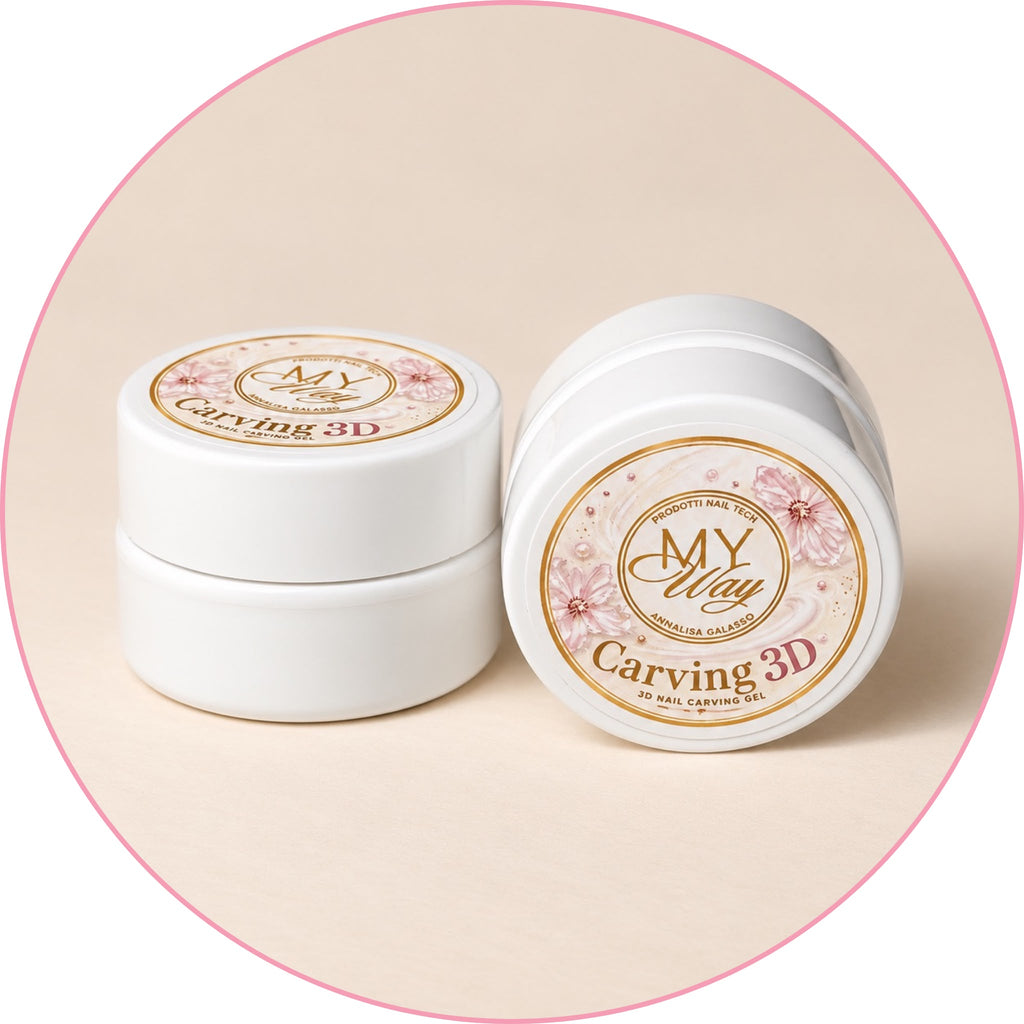 Carving 3D Gel My Way, gel per nail art 3D